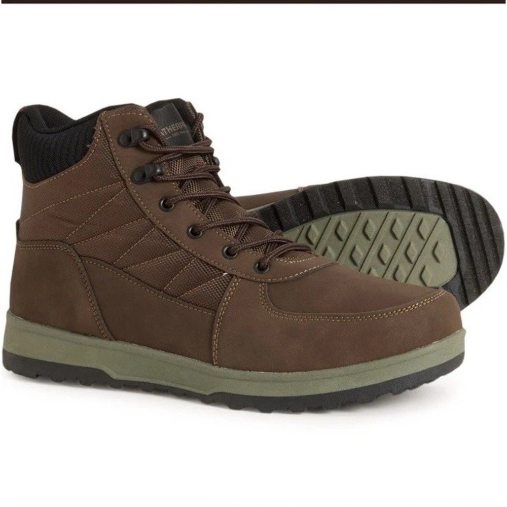 Weatherproof "Stoll Cold" Men's Size 12 Waterproof Insulated Winter Boots‎ Brown
